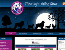 Tablet Screenshot of moonlightvalleyfarm.com